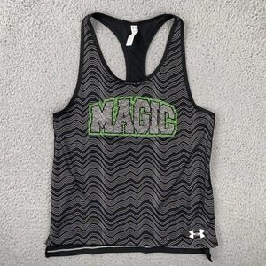 Under Armour Girls Youth Size Large Loose Fit Heat Gear Magic Bling 1264544